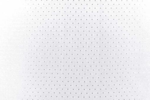 Jacquard-Taft Premium - Tupfen - Weiß 