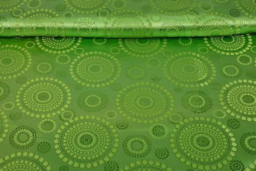 Brokat Dotty Mandala - Lime 
