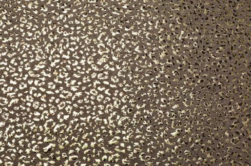 Alpen-Fleece - Luxury Leo - Braun/Gold 