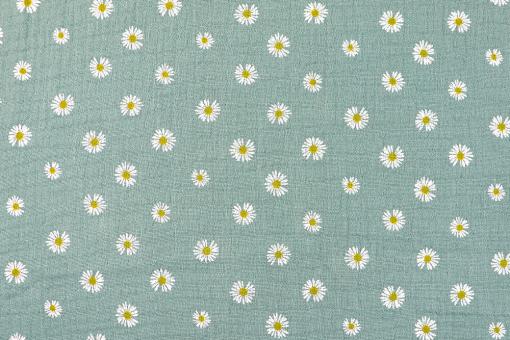 Double Gauze - Daisy - Salbei 