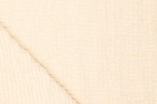 Double Gauze Stretch - Uni Creme