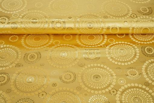 Brokat Dotty Mandala - Gold 