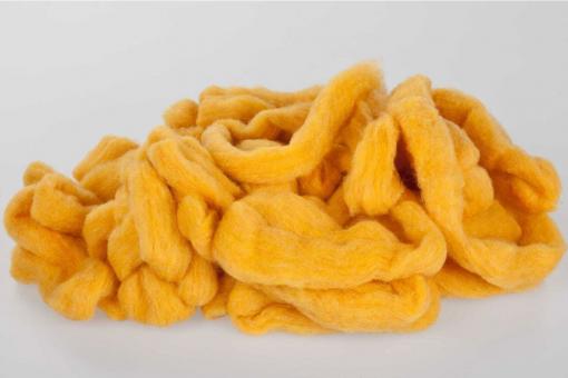 Wollstrang 3-4 cm stark - 10 m Paket Sonnengelb