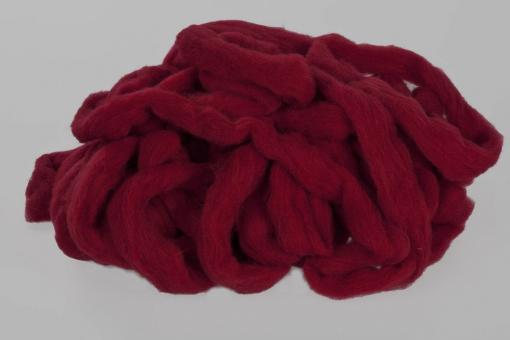 Wollstrang 3-4 cm stark - 10 m Paket Bordeaux