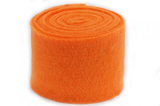 Wollfilz-Band 15 cm - 5 m-Rolle Orange
