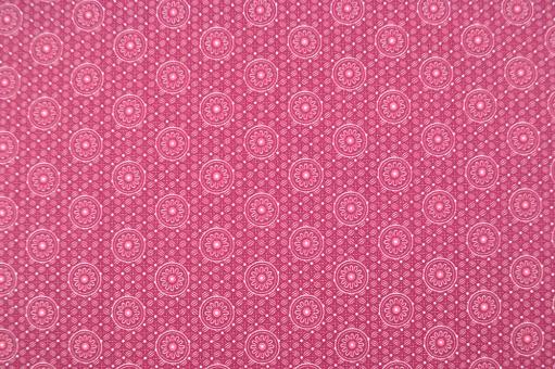 Trachtenstoff Baumwolle - Blümchenkreise - Pink 