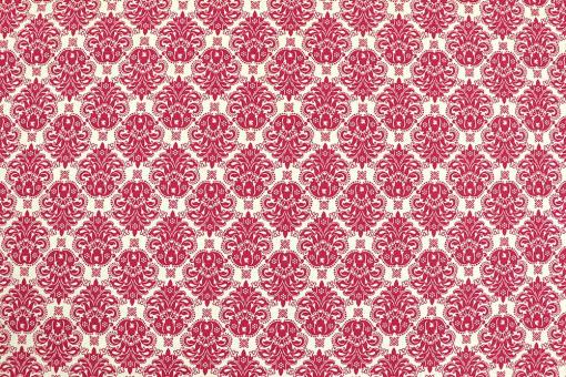 Baumwollstoff - Petit Baroque - Rot 
