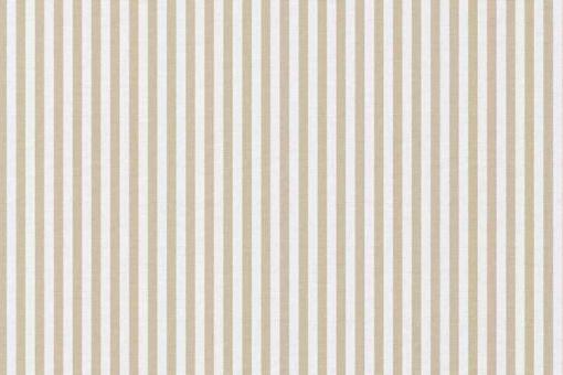 Baumwollstoff mit Streifen - Creme/Sand 