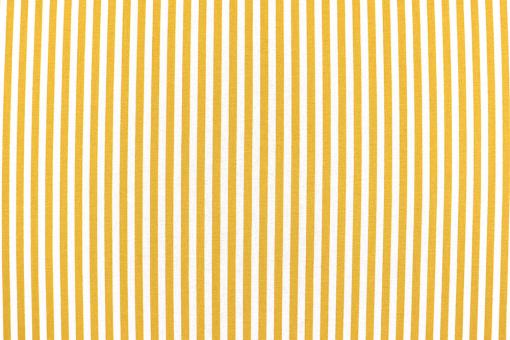 Baumwollstoff mit Streifen - Weiß/Gelb 
