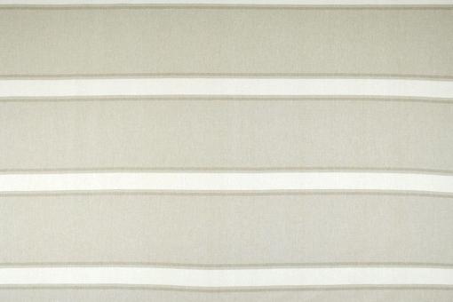 Dekostoff Leinenlook - Streifen - Beige 
