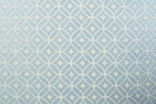Kreisrauten - Glitzer-Jacquard - Hellblau 