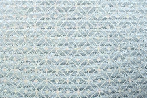 Kreisrauten - Glitzer-Jacquard - Hellblau 