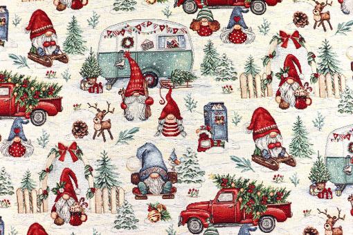 Gobelin-Dekostoff- Holly Jolly 