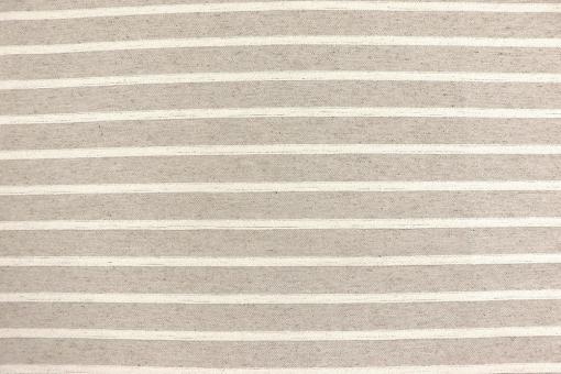 Jacquard-Stoff in Leinenoptik mit Zopf-Streifen - 280 cm 