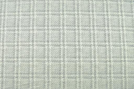 Karo-Dekostoff - Norfolk - Grau/Creme 