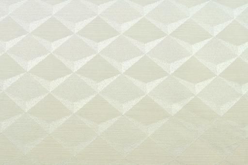 Jacquard-Dekostoff - Check Design - Creme 