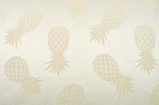 Dekostoff zweiseitiger Jacquard - Ananas 