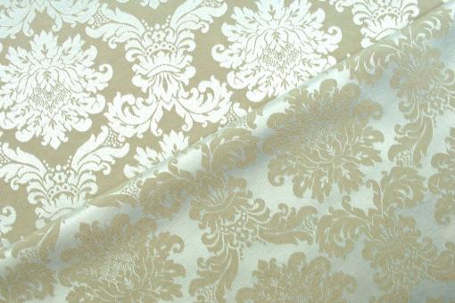 Dekostoff Jacquard - Baronesse Claire - Creme 