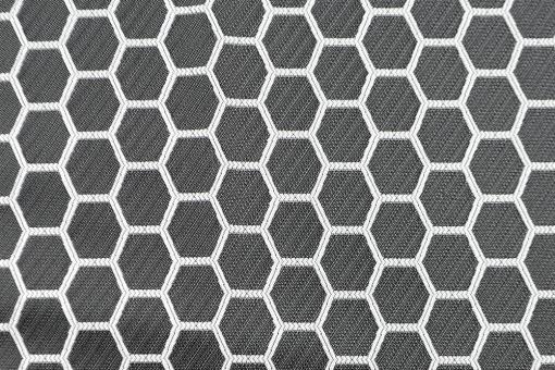 Jacquard Deluxe - Honeycomb - Anthrazit/Lichtgrau 
