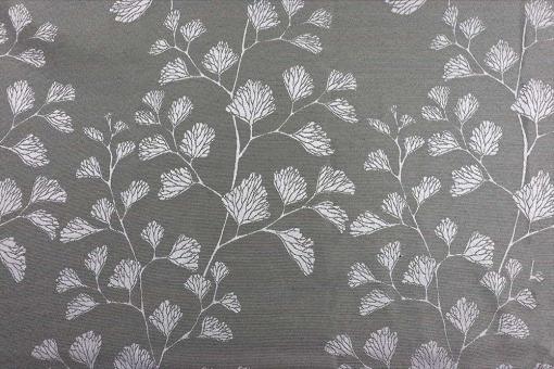 Jacquard-Dekostoff  - Eden - Grau 