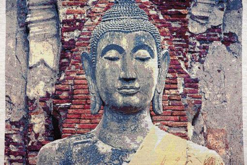 Panel-Gobelin mit Buddha - 65 x 99 cm 
