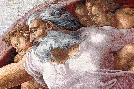 Panel-Gobelin mit göttlichem Motiv - 280 x 140 cm 