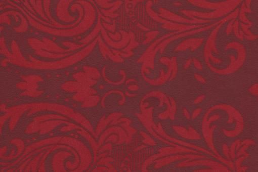 Echtes Nubuk-Leder - Ornamente 2 - ganze Haut Rot