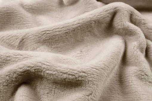 Wohlfühl-Fleece Premium - extra stark - Uni Beige