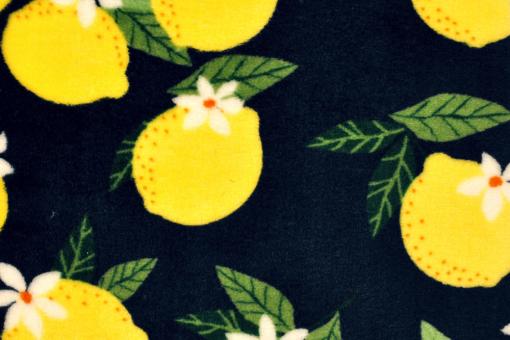 Kuschelfleece - Lemons 