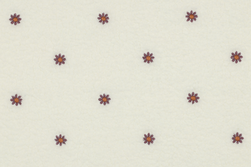 Fleece Sherpa mit gestickten Blumen 