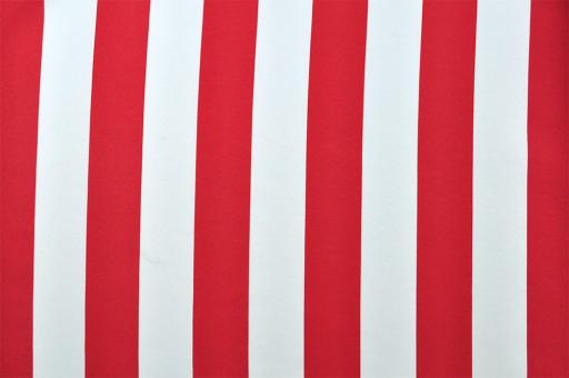 Allroundstoff - Streifen breit - Rot/Weiß 
