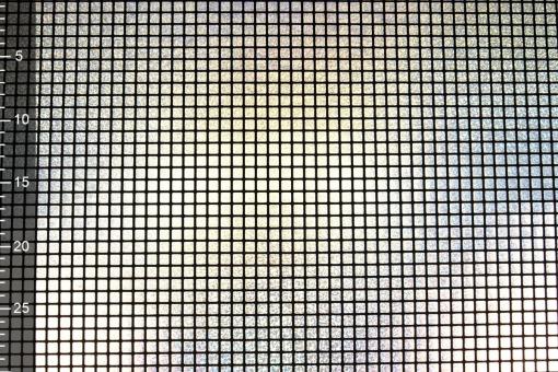 Stretch-Stoff Karo - Hologramm-Effekt - Silber 