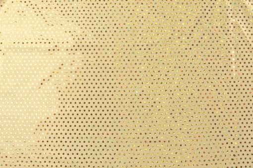 Tanzkleiderstoff mit Pailletten - Champagner 