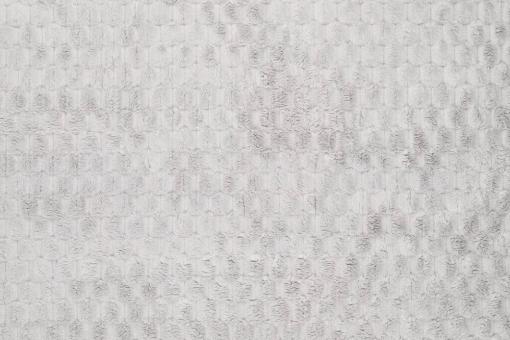 Kuschelfell - Hexagon - Uni Grau