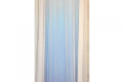 Voile Helsinki - 300 cm - Bleiband - Weiß transparent 