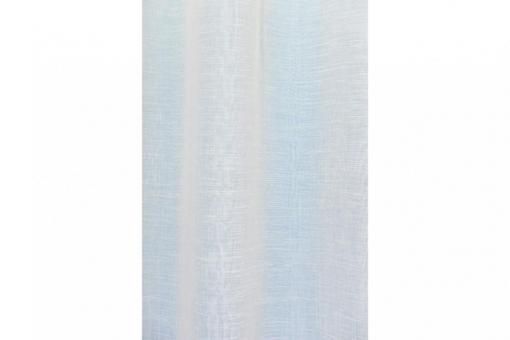 Gardinenstoff Öland - 300 cm - Bleiband - Weiß transparent 