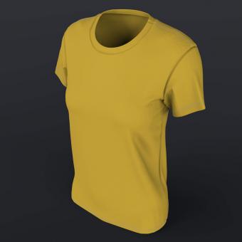 T-Shirt Stoff Gelb