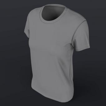 T-Shirt Stoff Grau