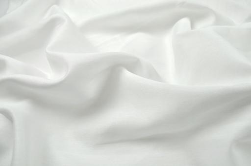 Seidentouch Dekorations-Stoff - TwoTone Weiß