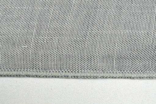 Gardinen-Stoff Sommerleinen - Bleiband - 300 cm breit Grau