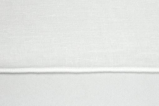 Gardinenstoff geruchsneutral - Bleiband - 300 cm Weiß