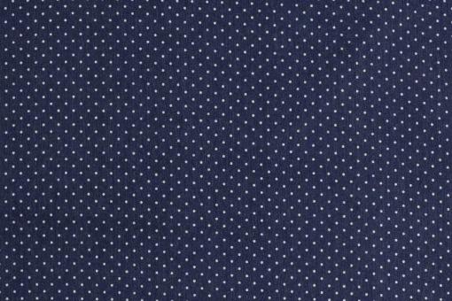 Jeansstoff - Mini-Tupfen - Nachtblau 