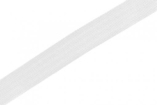 Gurtband-Meterware - Panamabindung - 40 mm breit Weiß