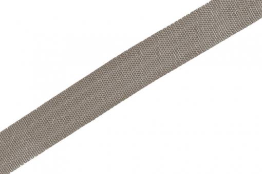 Gurtband-Meterware - Panamabindung - 40 mm breit Taupe