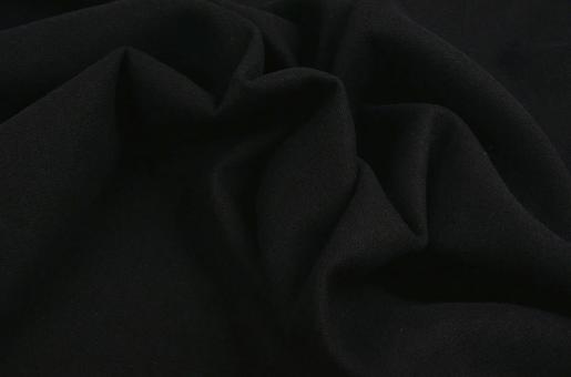 Baumwoll-Leinen Deluxe - schwere Qualität - Schwarz 