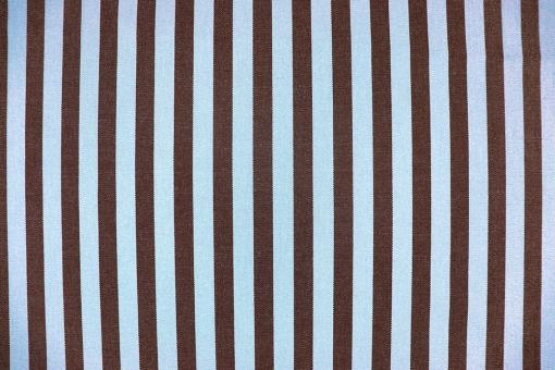 Markisen-/Outdoor-Stoff gestreift Hellblau/Dunkelbraun