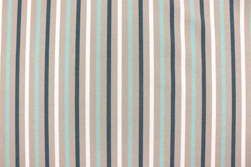 Markisen- und Outdoor-Stoff Spain Summer Marbella Beige/Türkis