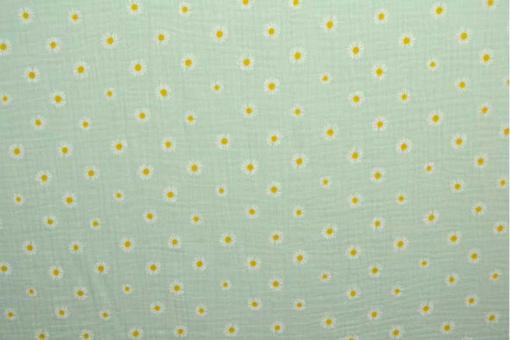 Double Gauze - Daisy - Mint 