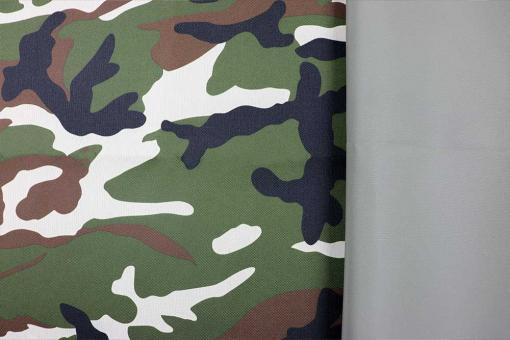 Segeltuchstoff Nano-Polyester - Military 