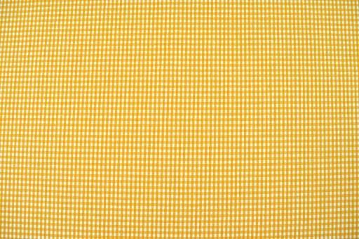Baumwollstoff Basic-Patchwork - Kleine Karos - Weiß/Gelb 